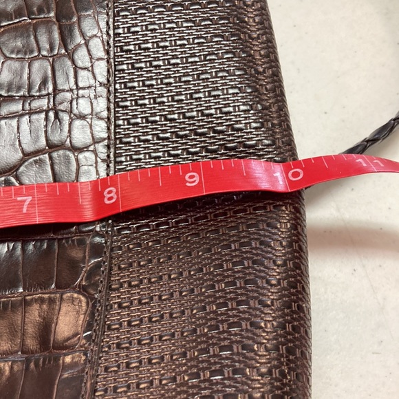 Brighton Alligator Embossed Leather Purse #888007 - Picture 7 of 10